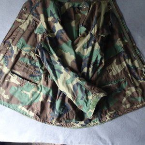 Woodland Camo Military M65 Jacket/Coat - GR8 COND.